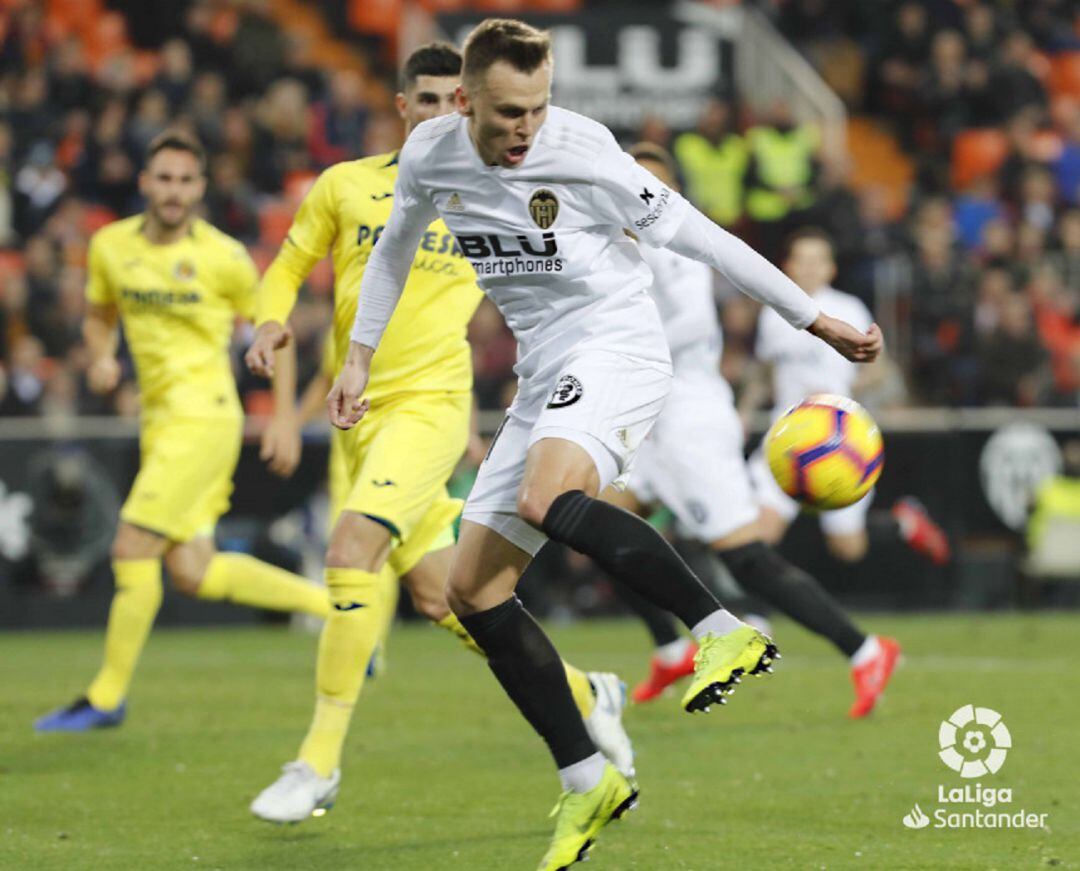 Cheryshev, ante el Villarreal en la 18-19.