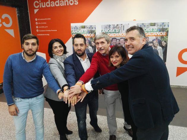 Inicio de campaña de Ciudadanos en su sede 