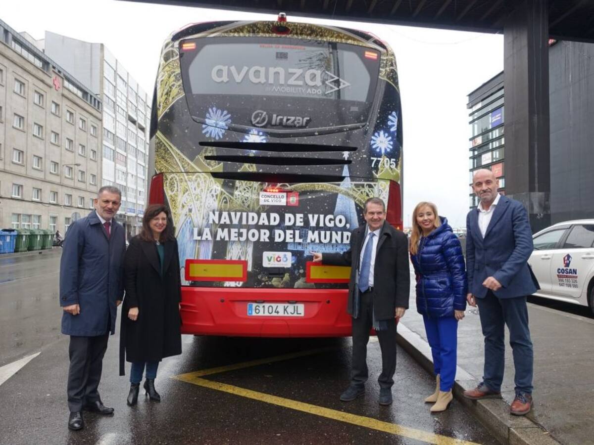O Nadal de Vigo loce nos autobuses de Avanza