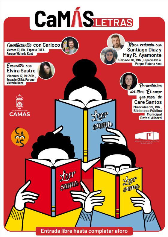 Cartel del primer Festival CaMÁS Letras