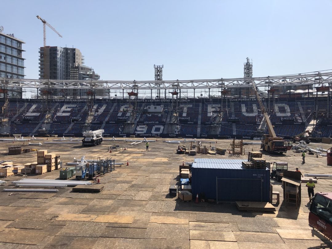 El Ciutat de València en obras