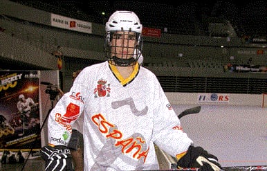 Dani Collantes, con la selección