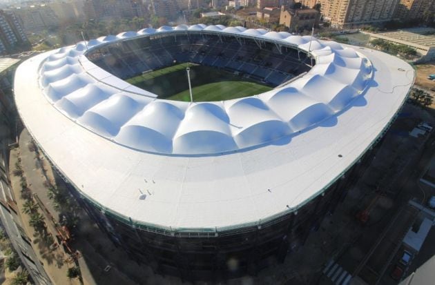 Cubierta del Estadio Ciutat de València