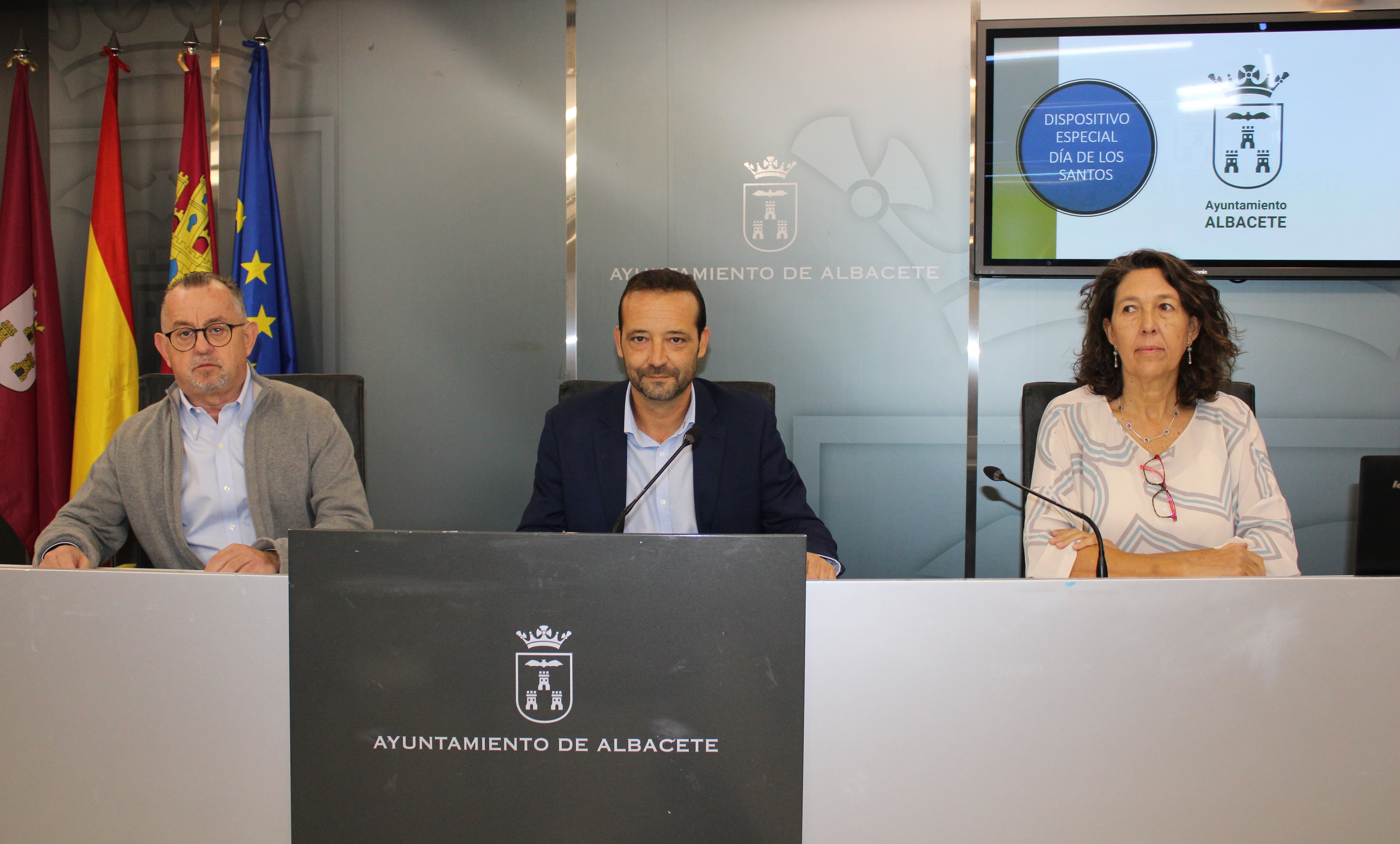 Imagen de la presentación del despliegue de Todos Los Santos en la ciudad