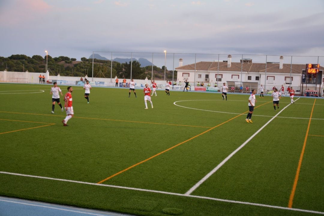 Un momento del partido del pasado martes.