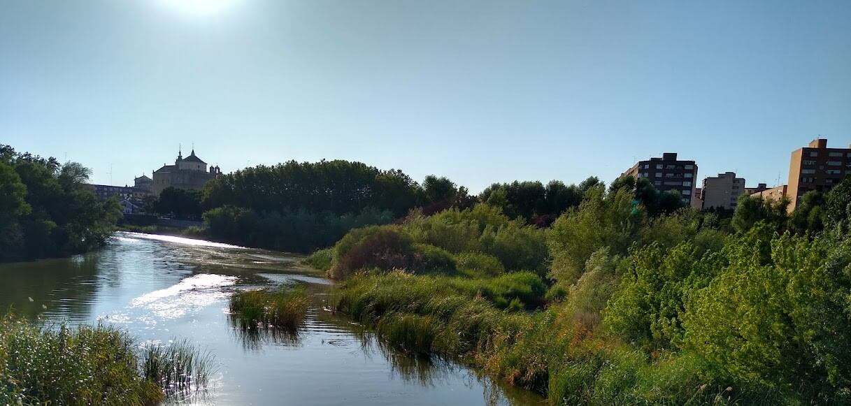 El río Tajo a su paso por Talavera de la Reina