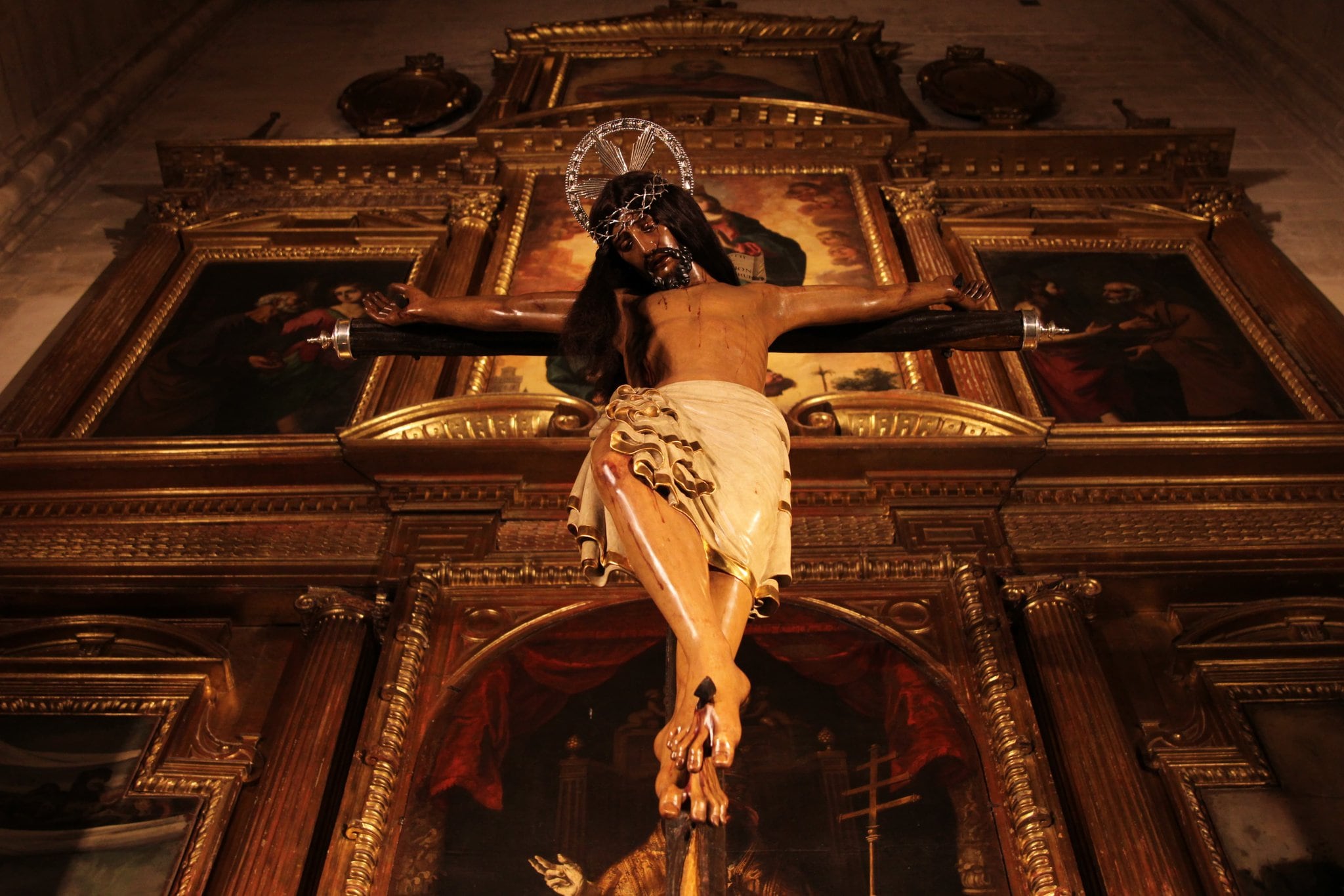 El Cristo de San Agustín de San Roque en la exposición &#039;Sedes Hispalensis: Font Pietatis. La Catedral de Sevilla: Fuente de Piedad&#039;