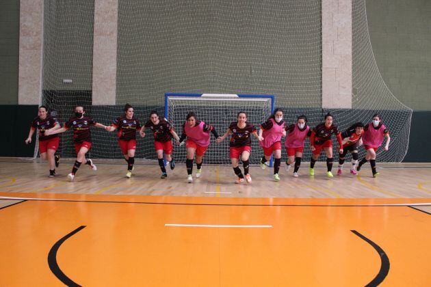 Celebracion del campeonato de liga del Segosala