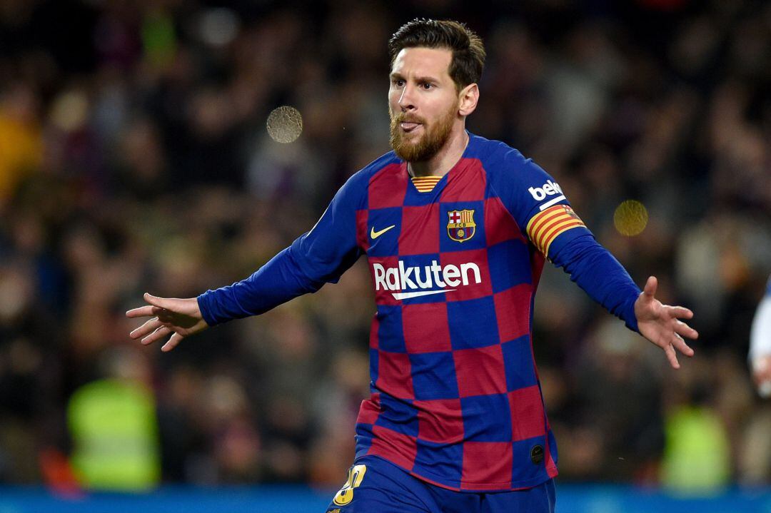 Messi al darrer partit del Barça contra la Reial Societat