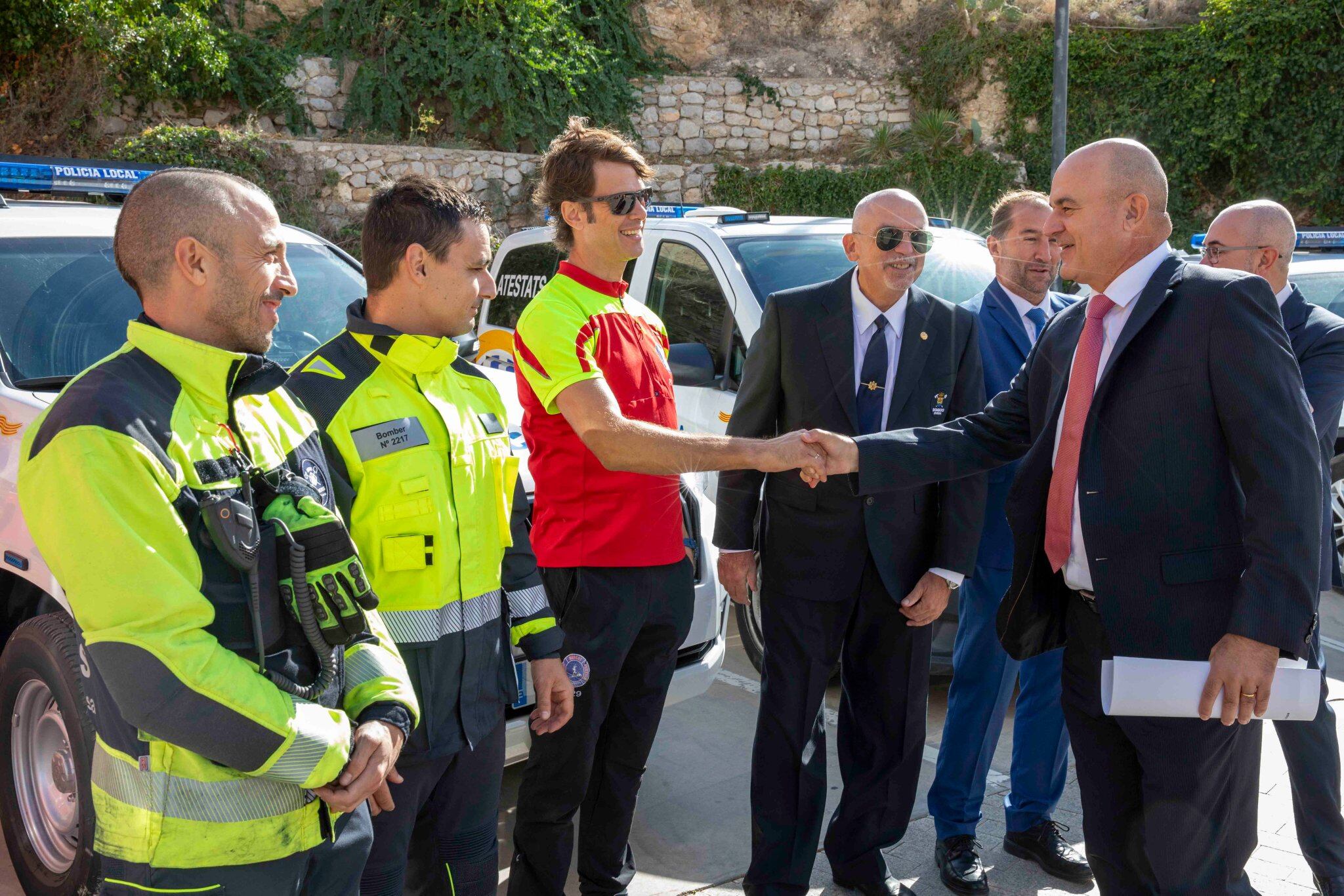 Un momento durante la Diada de la Policía Local