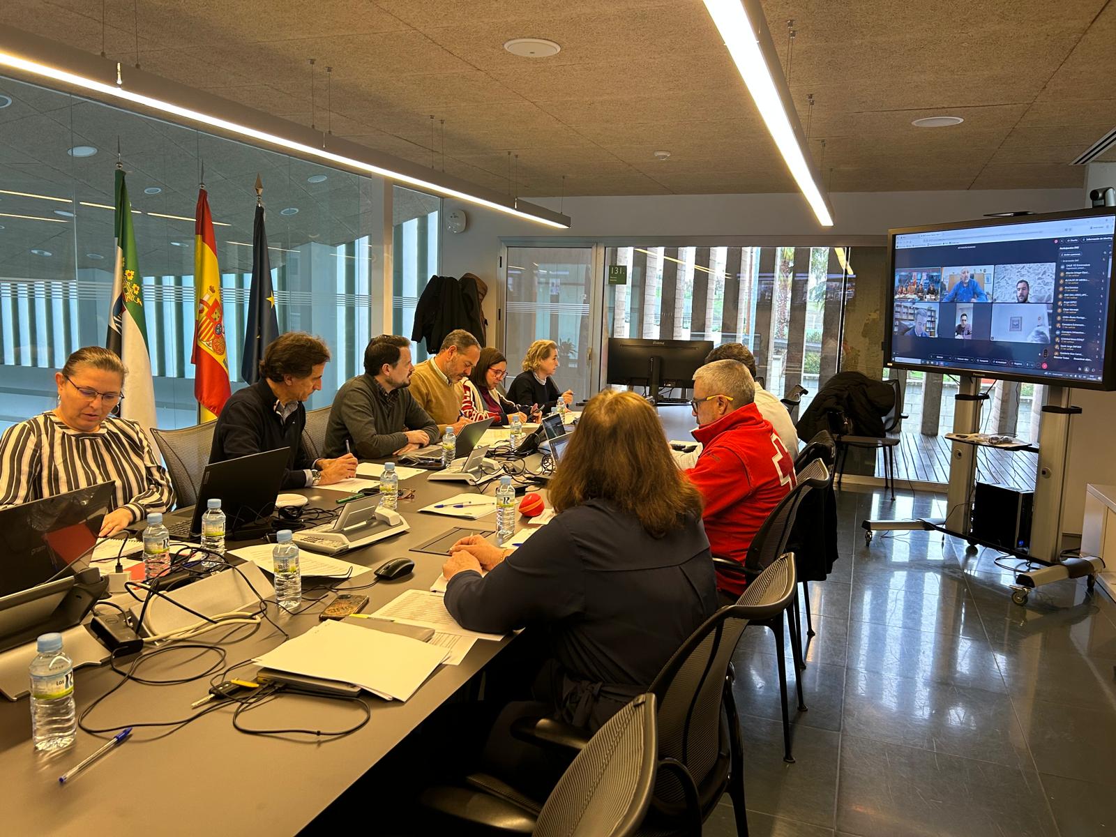 Reunión del Cecopi en el 112 de Mérida