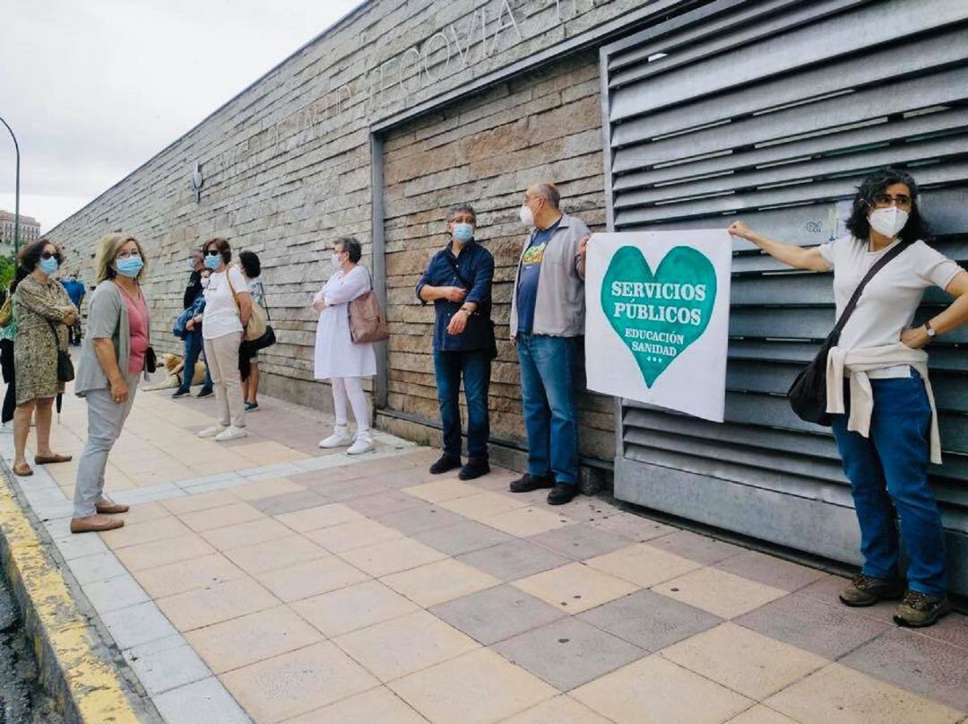 Concentraciones en defensa de la Sanidad Pública de Segovia