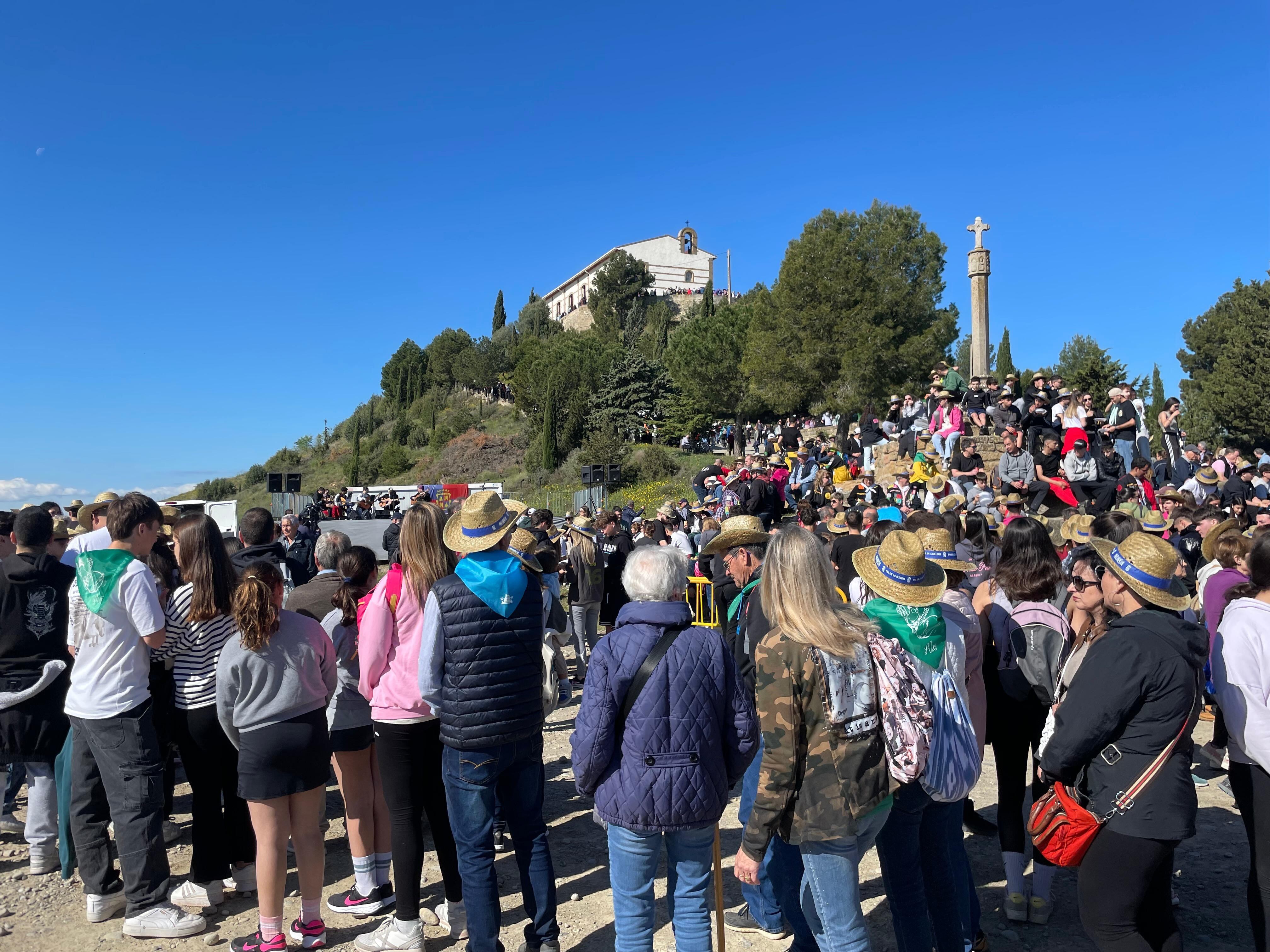 15.000 romeros han participado en el Día de la Alegría en Monzón. Foto: Ayuntamiento de Monzón