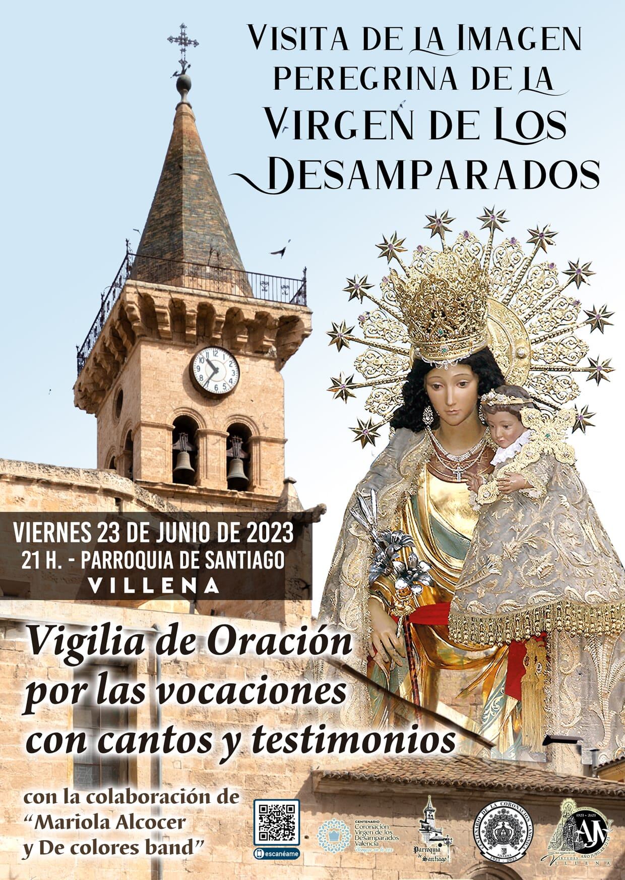 Cartel del evento religioso