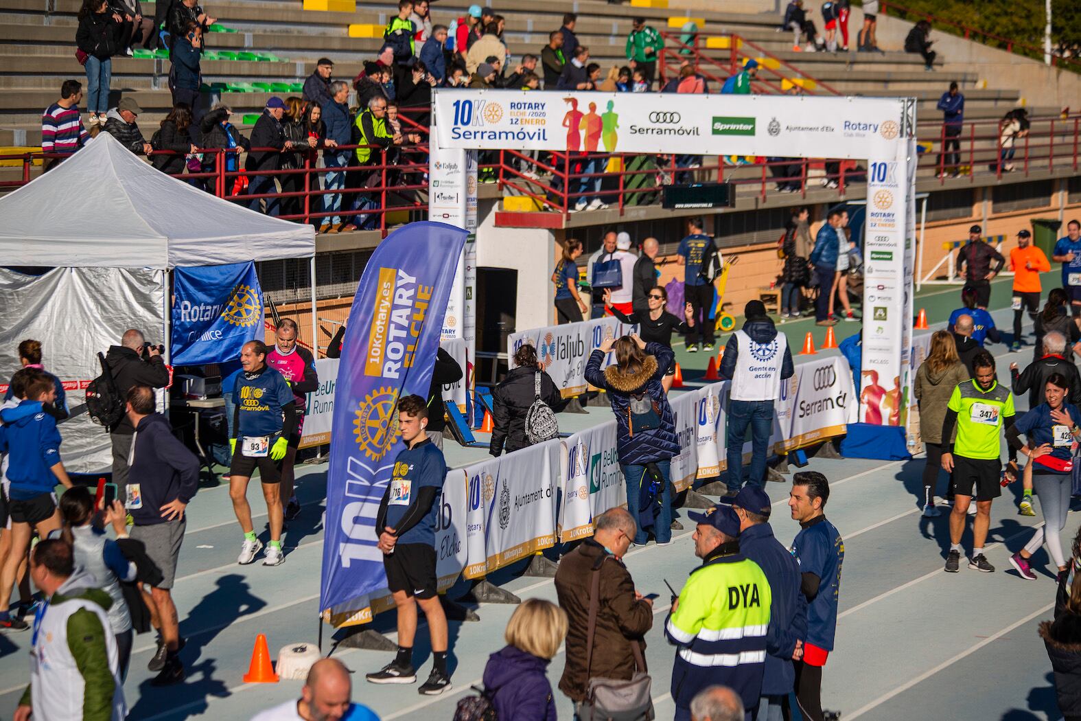 La pista de Atletismo Manolo Jaén de Elche acogerá la 10KRotary 2022