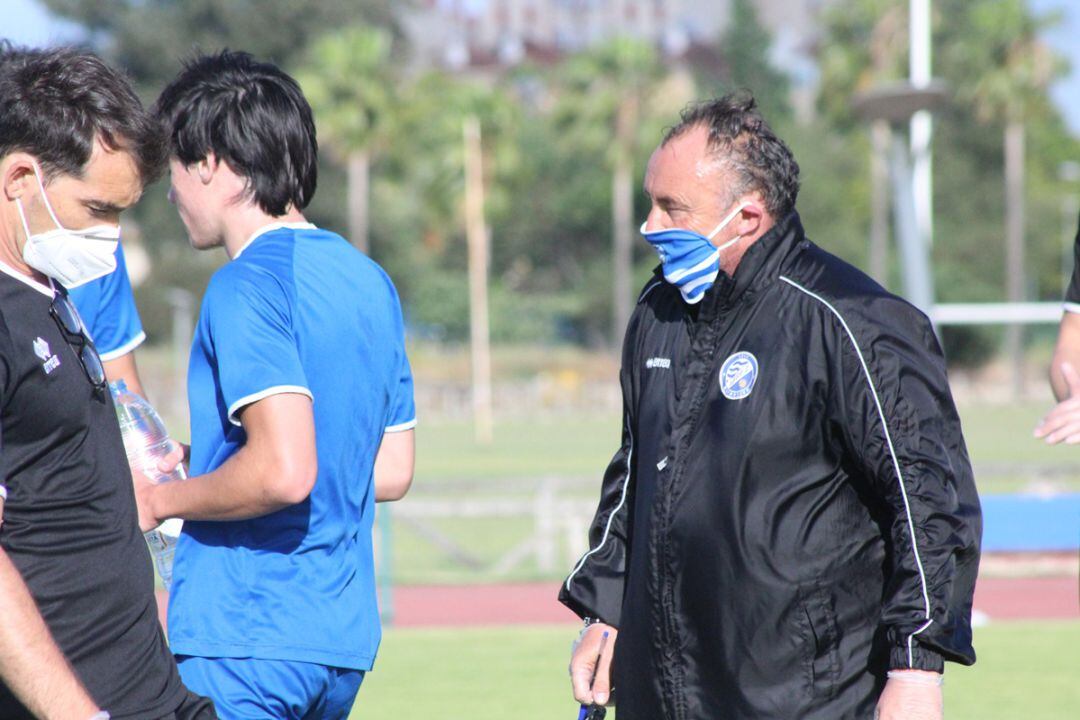 Imagen del primer día de entrenamiento
