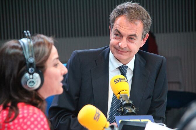 José Luis Rodríguez Zapatero ha sido entrevistado por Pepa Bueno