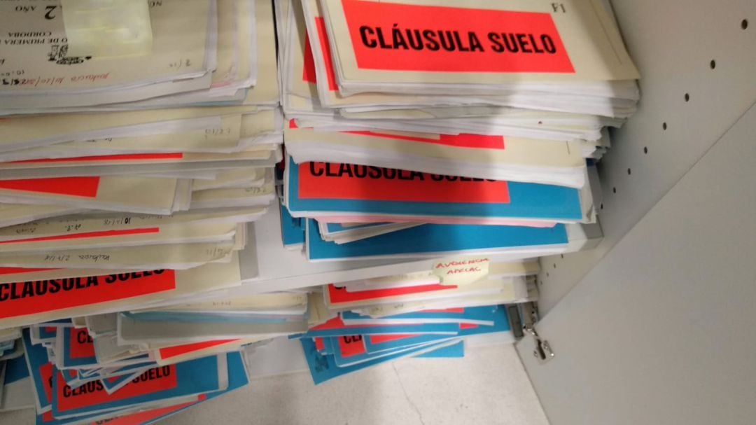 Expedientes de cláusulas suelo por resolver