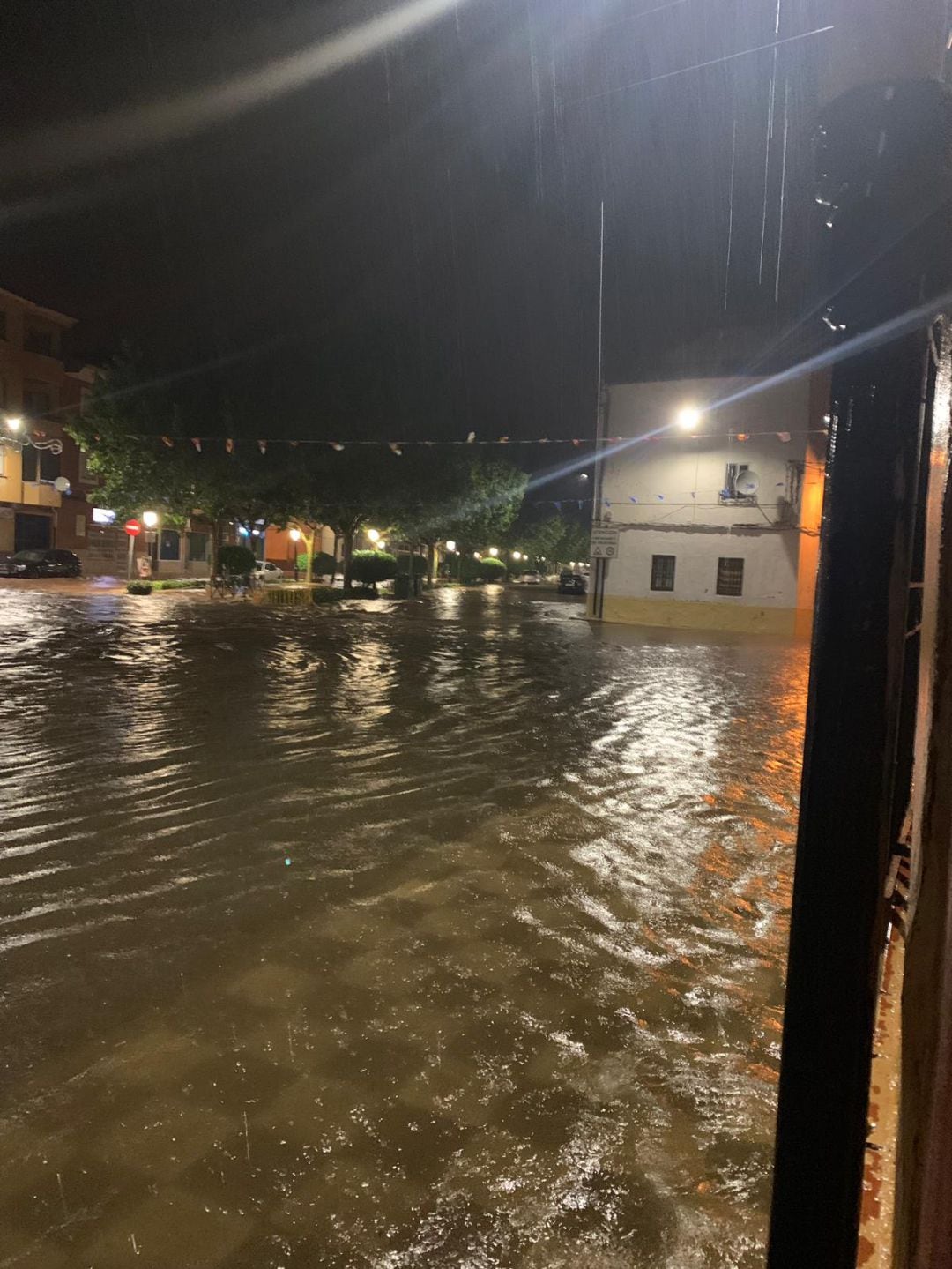 Tormenta caída el lunes en Motilla del Palancar.