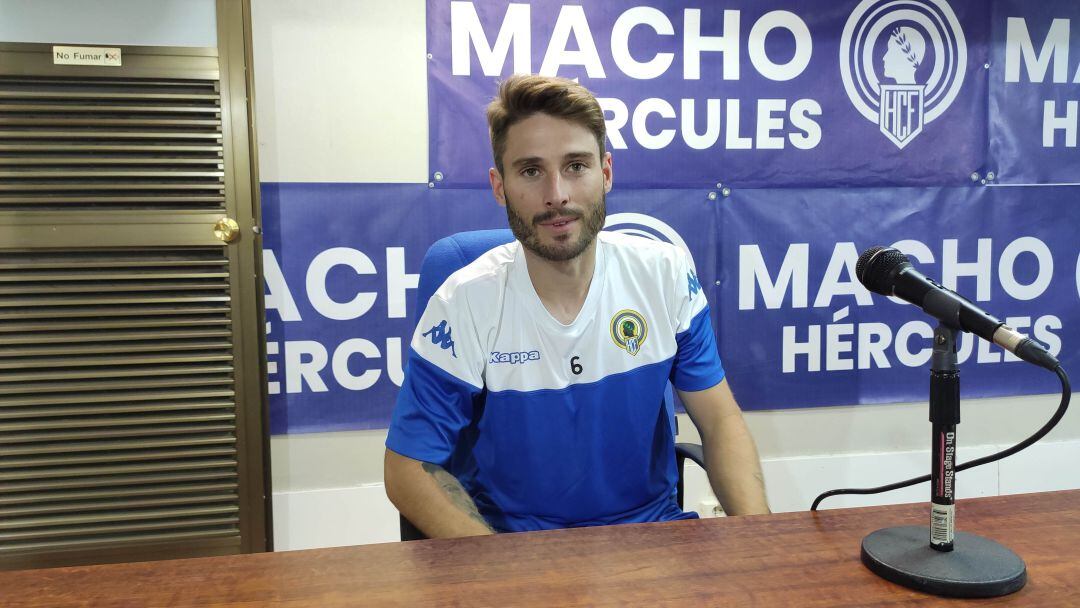 Jon Erice, jugador del Hércules CF