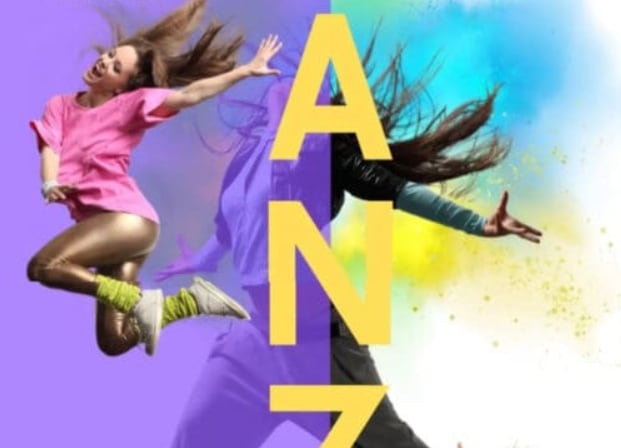 Detalle del cartel que anuncia la exhibición