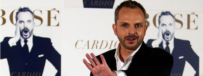 Miguel Bosé durante la presentación de &#039;Cardio&#039;