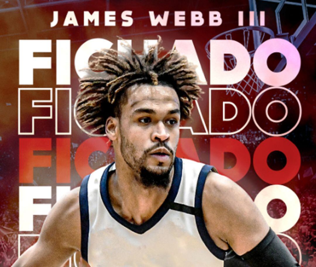 Anuncio del fichaje de Webb