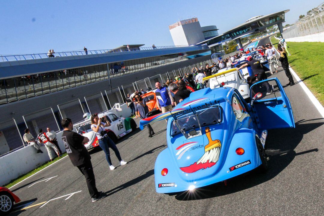 Imagen de la Fun Race Cup el sábado en el Circuito de Jerez 