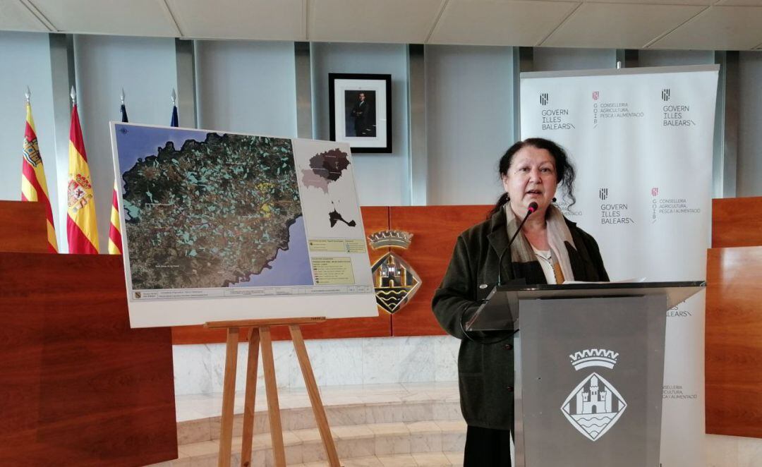 Mae de Concha, consellera de Agricultura, Pesca y Alimentación