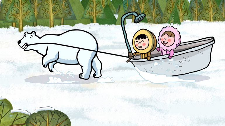 Fotograma d'Horaci l'Inuit, sèrie d'animació