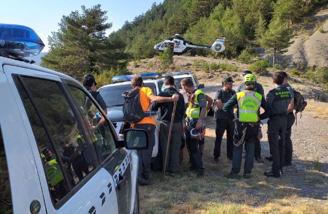 Dispositivo de búsqueda coordinado por la Guardia Civil 