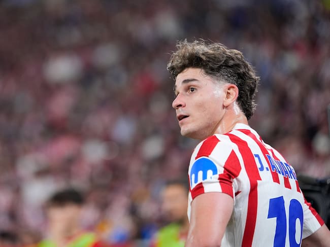 Julián Álvarez durante la final de Copa del Rey contra la Real Sociedad. (Photo By Joaquin Corchero/Europa Press via Getty Images)
