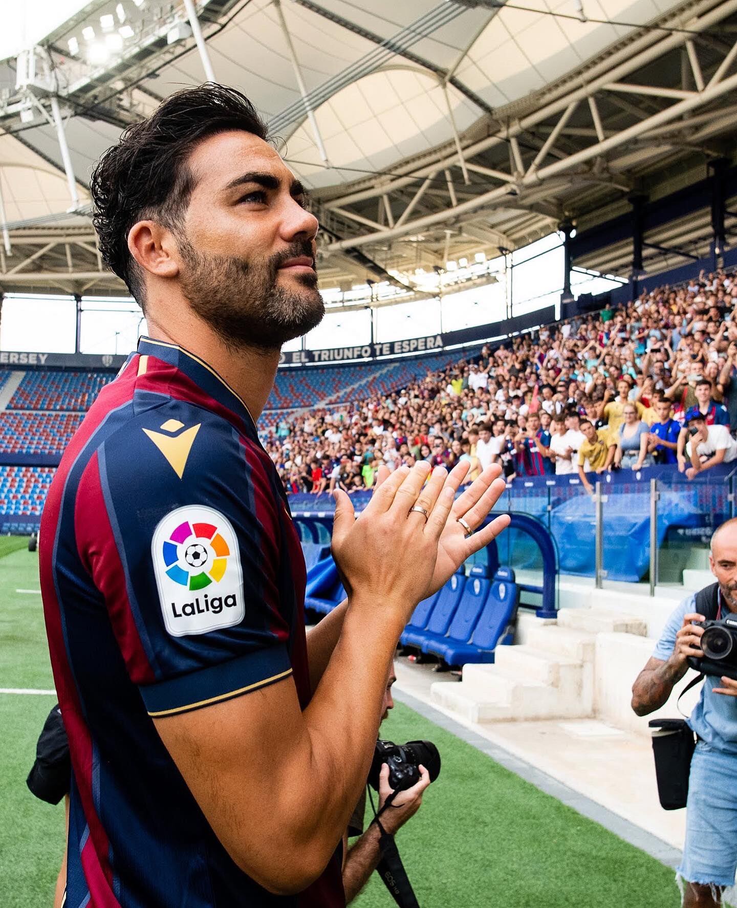 Iborra, en su presentación en Orriols.