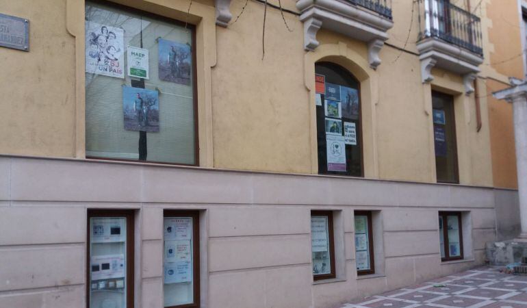 Fachada de la sede de Podemos Jódar