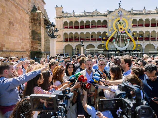 Santiago Abascal denuncia desde Andújar el acuerdo de Mercosur