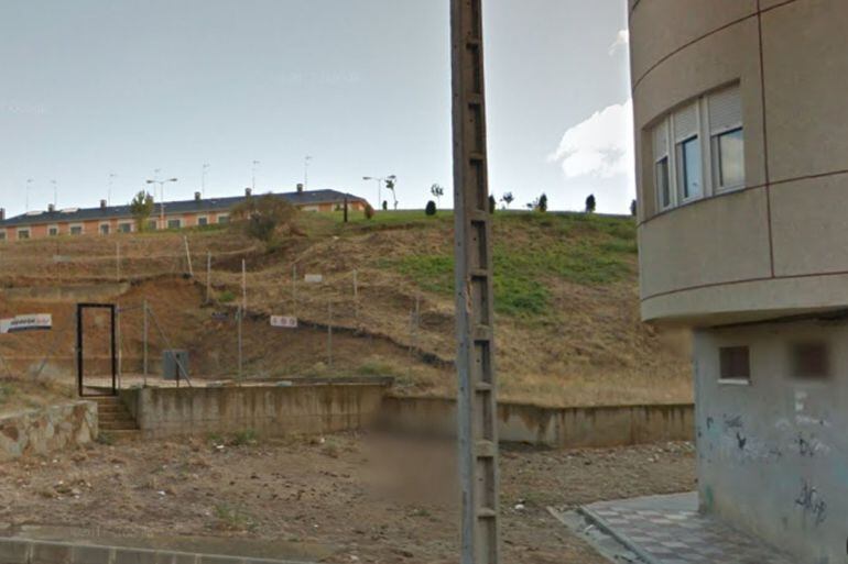 Talud del cuesto de Hondura en el año 2012