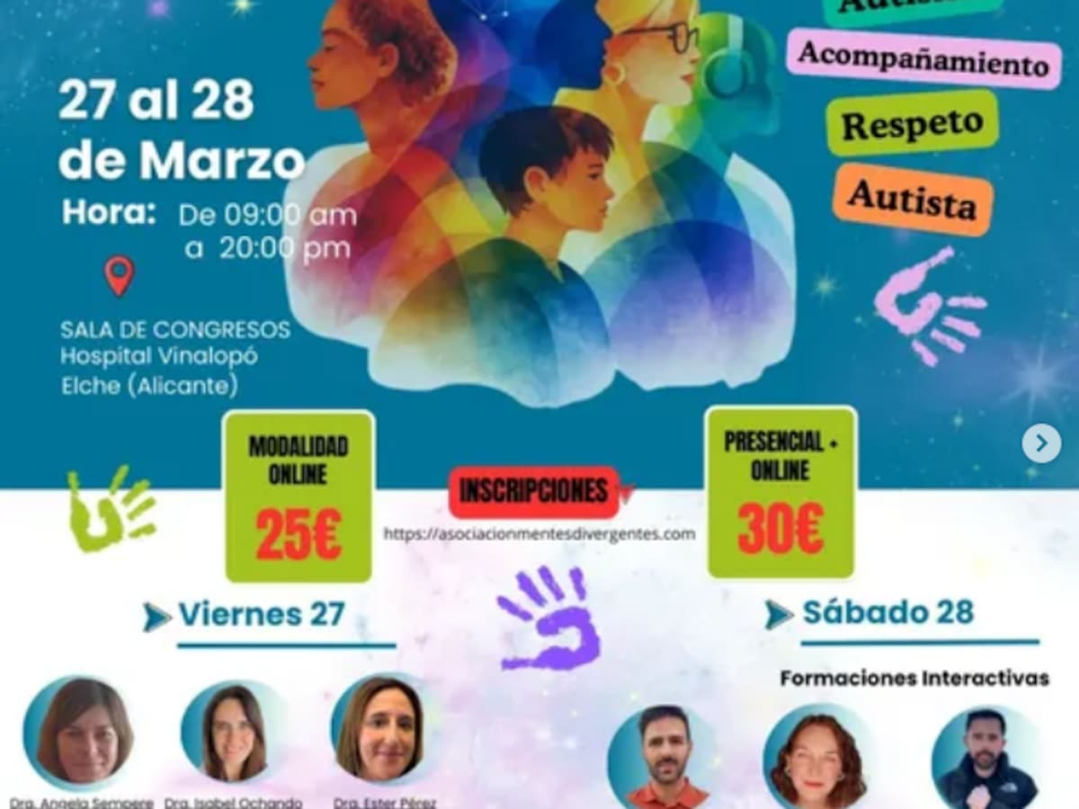 Elche se convierte en epicentro internacional del autismo con un congreso que reúne a expertos y familias