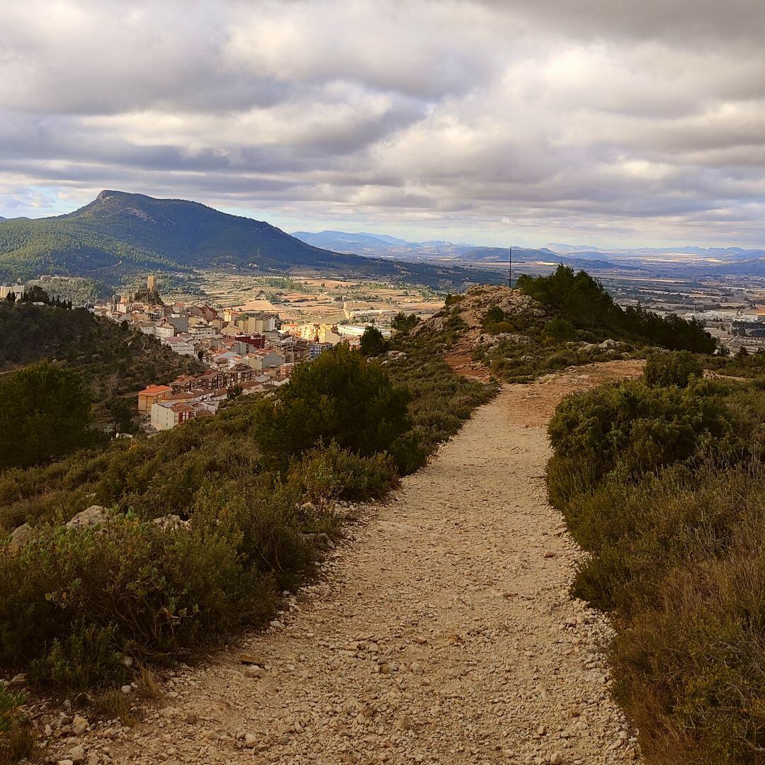 Banyeres, desde la sierra de Mariola