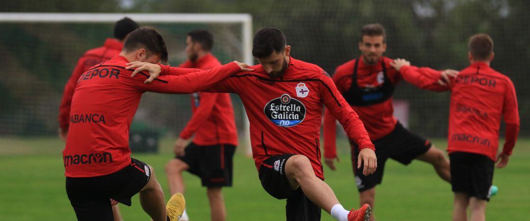 Borja Valle, hoy, en el entrenamiento