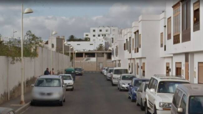 La calle Antonio Machado del barrio de Titerroy, Arrecife, donde se produjo el robo.