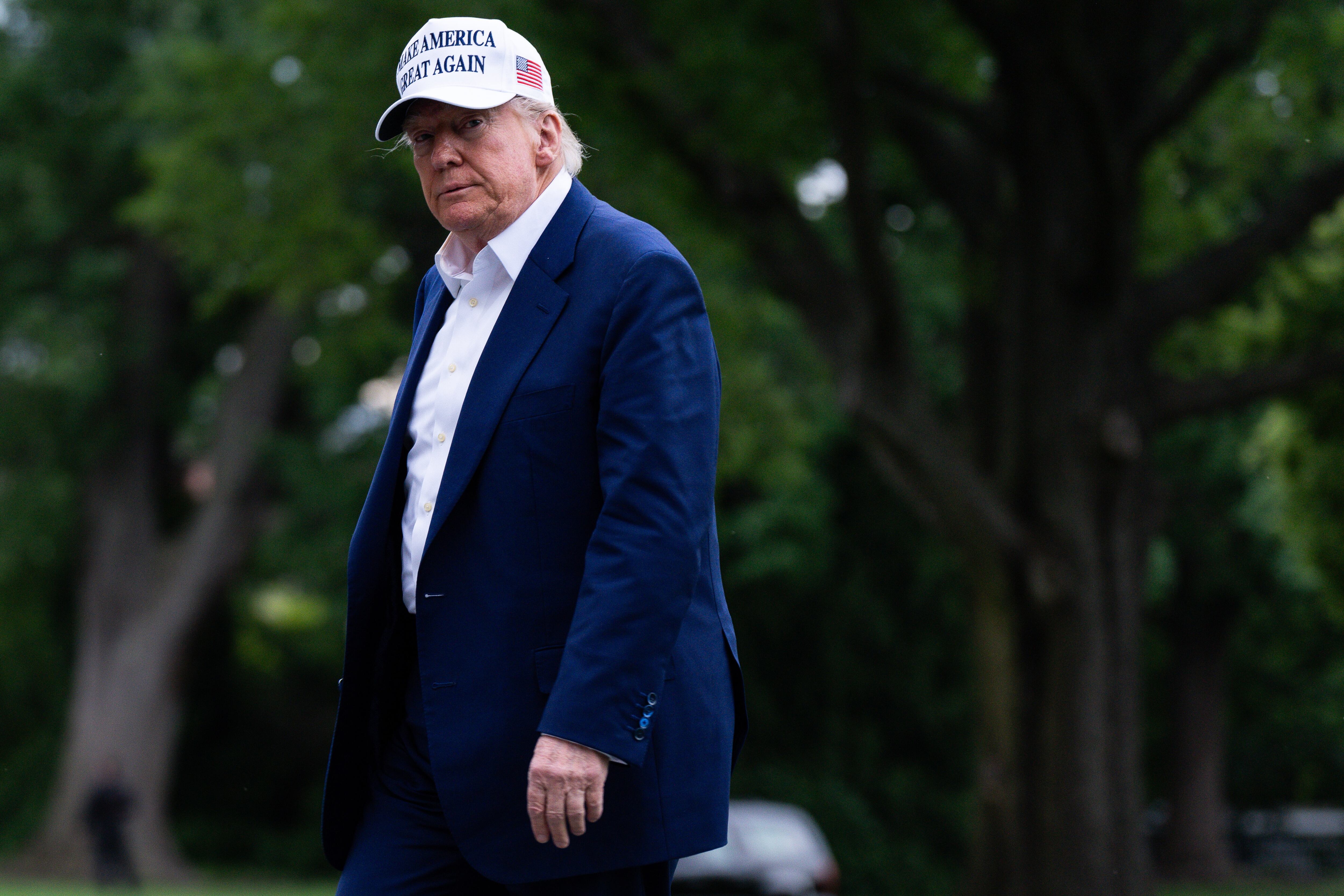 WASHINGTON (United States),Presidente Donald Trump regresando a la Casa Blanca