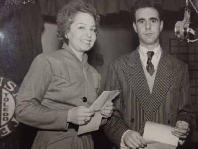 Josita Hernán en una entrevista en Radio Toledo