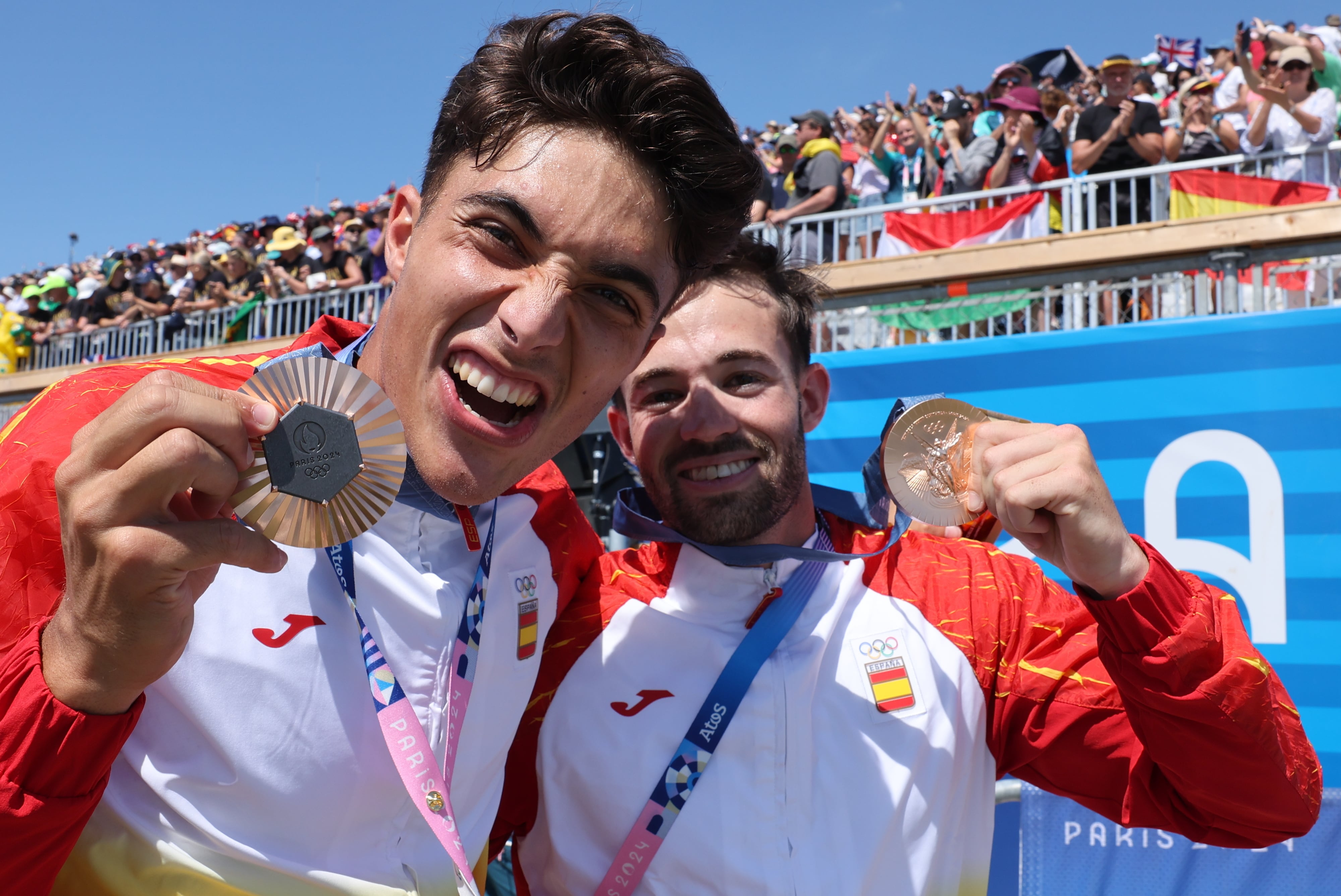 Los medallistas olímpicos, en París 2024.