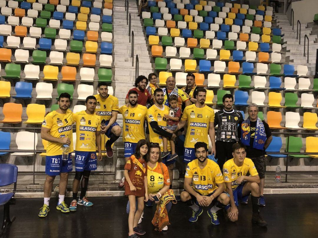 Pese a ser fiesta, varios arandinos se desplazaron a Ciudad Real para animar al equipo