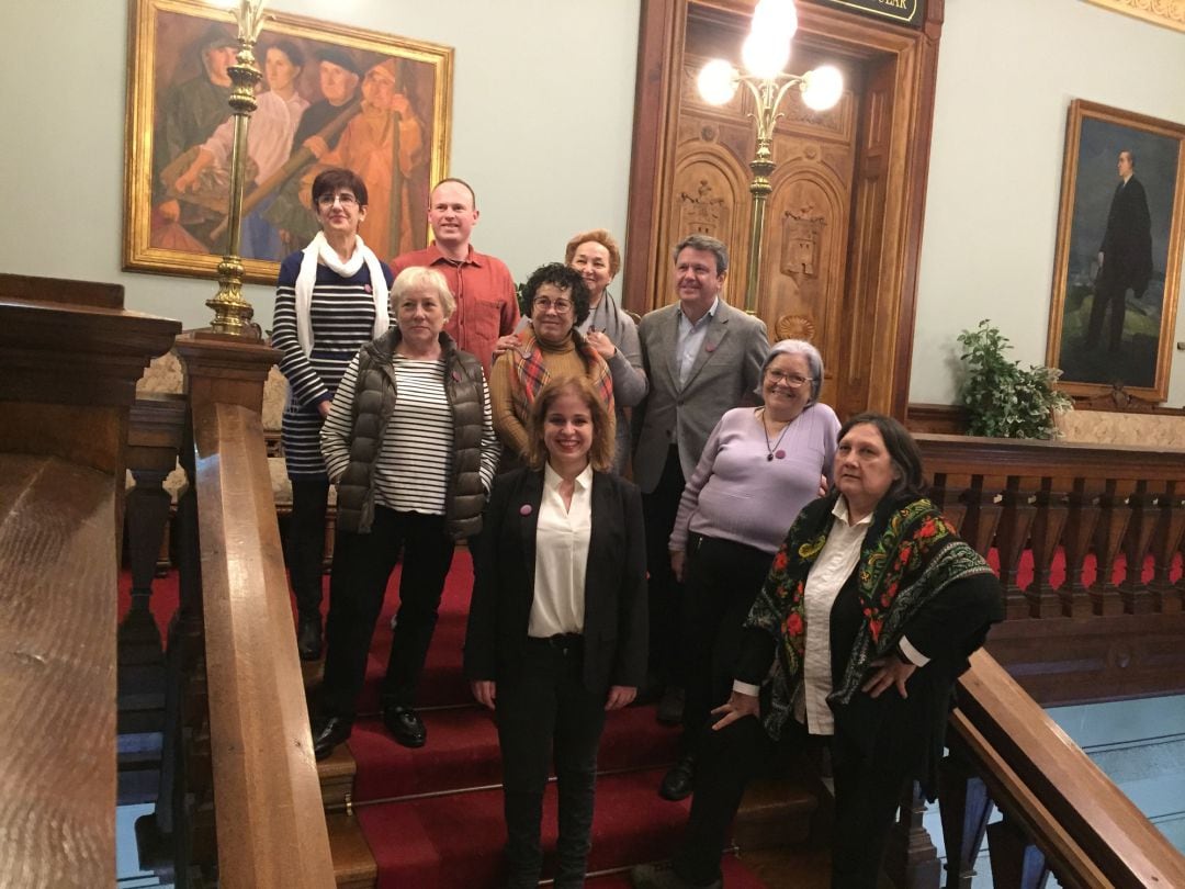 El Ayuntamiento y Asociaciones de Mujeres en la presentación de las actividades en torno a la celebración del 8 de marzo