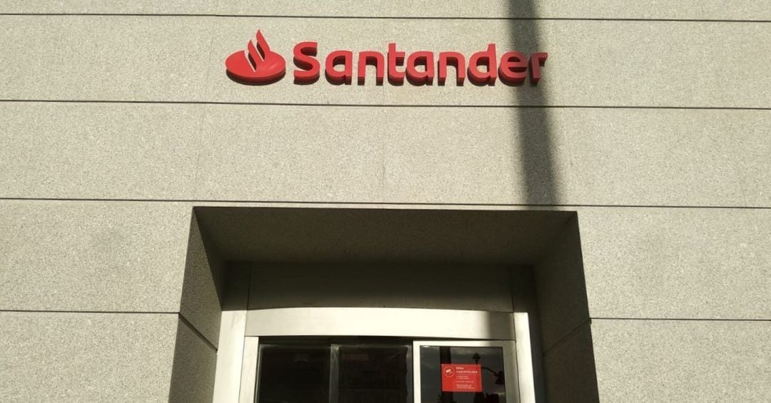 Una oficina de Banco Santander.