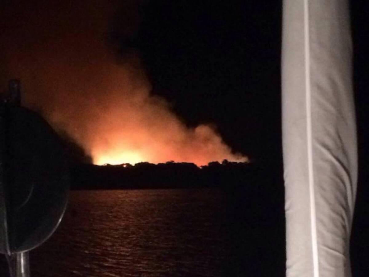 Detenido un hombre por el incendio en el islote de Espalmador en Formentera