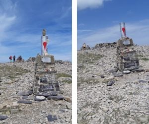 Robo de la virgen del Pilar en la cima del Moncayo