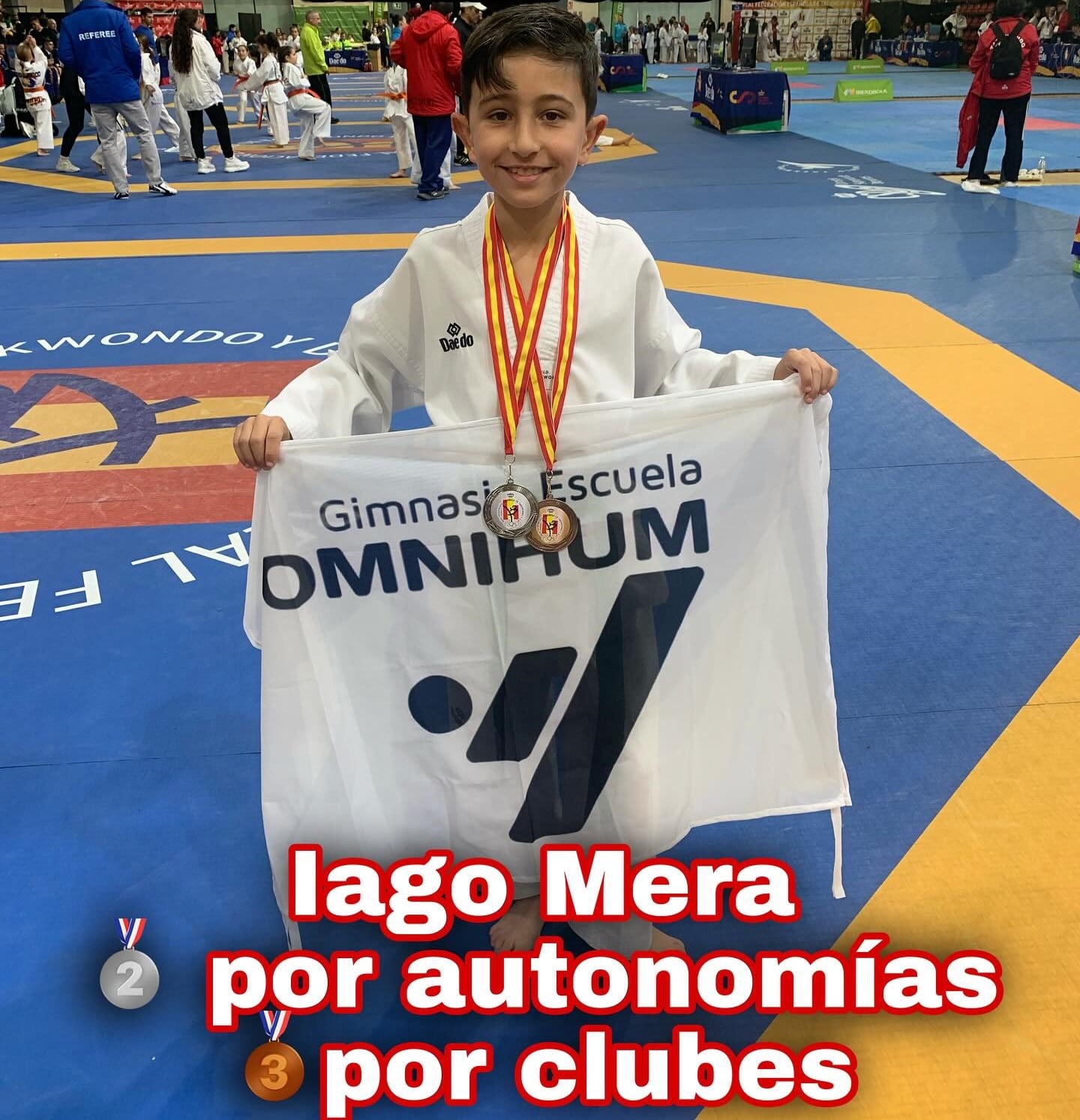 Iago Mera, redondelano subcampeón de España de Taekwondo