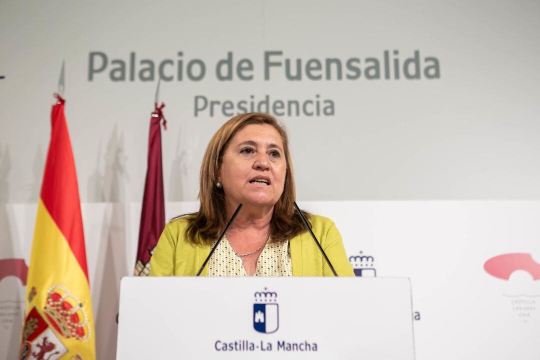 La Consejera de Educación Rosana Rodríguez tras el Consejo de Gobierno